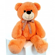 Ведмежа з бантом персикове В146/0 45см
