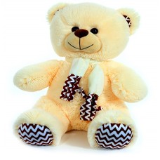 Ведмежа з шарфом світло-персикове В147/1 50см