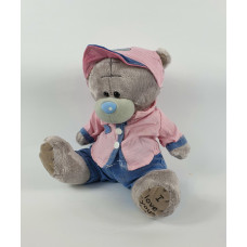 Ведмідь Тедді хлопчик у джинсах і капелюсі 0725 22см