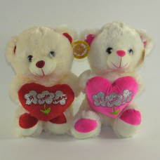 Ведмідь з серцем 077442 25см