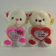 Ведмідь з серцем 077463 25см