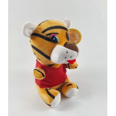Тигр сидячий у кофті муз 101090 19см