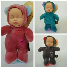 Пупс-сплюха в костюмі ведмежати 23211 мал 14см