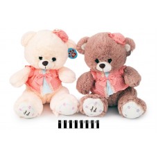 Ведмедик в платті муз (2 кол) 2911/33 33см