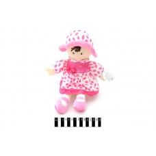 Лялька м'яка 8275-3/28 в платті 28см