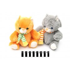 Котик з шарфом 4236/25 (2 кольори) 25см