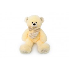 Ведмедик з бантиком муз. молочн. 70см 6395/70