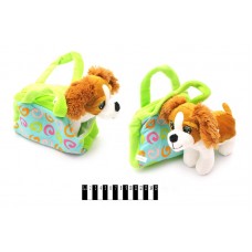 Собачка мяка в сумці 8099/17 17*17см
