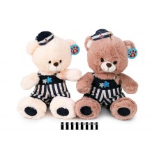Ведмедик в комбінезоні муз (2 кол) 2899/33 33см