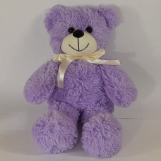 Ведмежа з бантом лаванда В146/0 45см